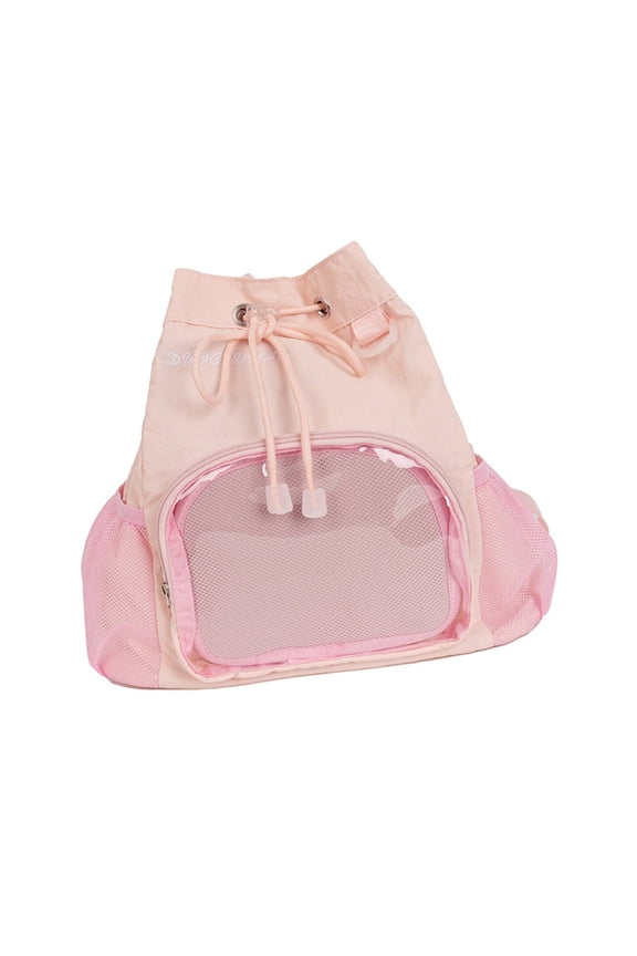 Itabag Drawstring Backpacks Bag Transparency Pin Display Daypack Travel Bag Sport Gym Sackpack for School Anime Cosplay