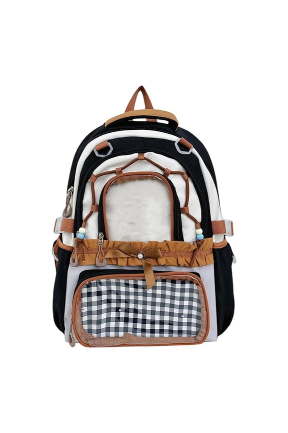 Itabag Pin Display Backpacks with Insert,Aesthetic Backpacks for Anime Cosplay