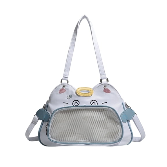 Itabag Toted Bag Clear Window for Pin Shoulder Bag Handbag Cosplay Stachel Women's Itabag Crossbody Bags Purses