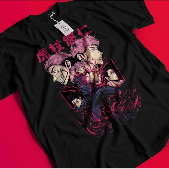 Itadori Shirt Gojo Satoru T-Shirt Jujutsu Kaisen Tshirt Toji Tee Sukuna Mahoraga