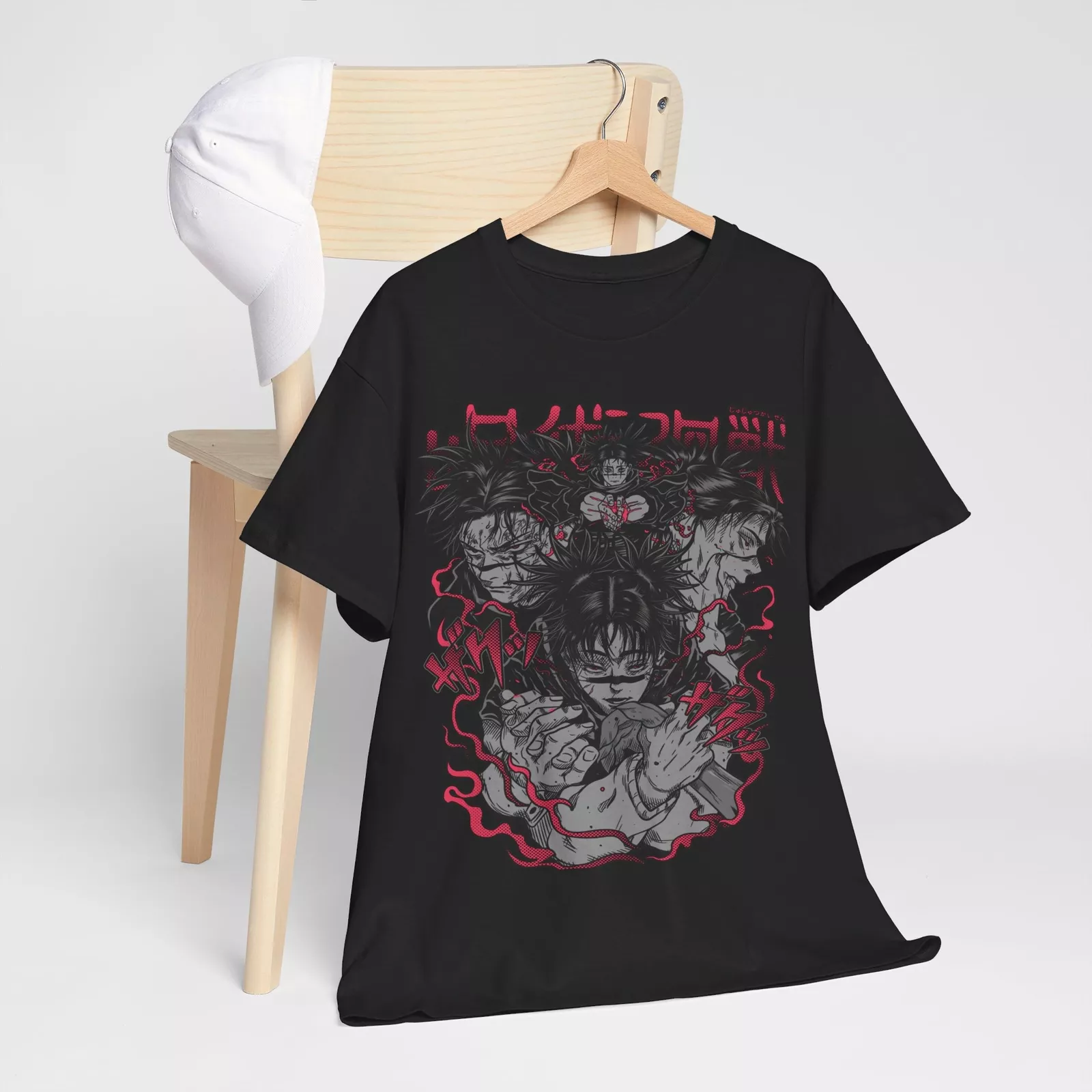 Itadori Yuji T-Shirt Jujutsu Kaisen Ryomen Sukuna Horror Anime Shirt ...