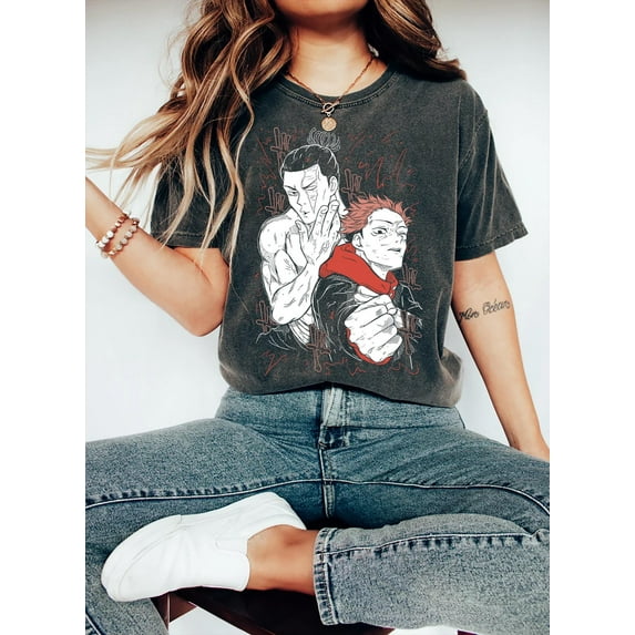 Itadori Yuji x Aoi Todo Comfort Colors T-Shirt, JJK Jujutsu Kaisen Manga Anime Shirt, My Besto Friendo