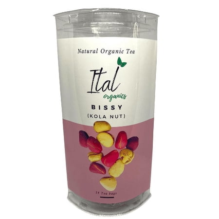 Ital Organics 100% Organic Bissy Detox (Kola Nut) Tea, 14 Tea Bags