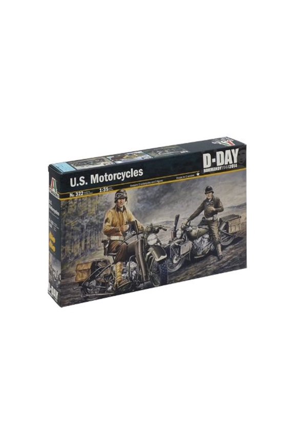 Italeri 1: 35U.S. Motorcycles WWII 0322S