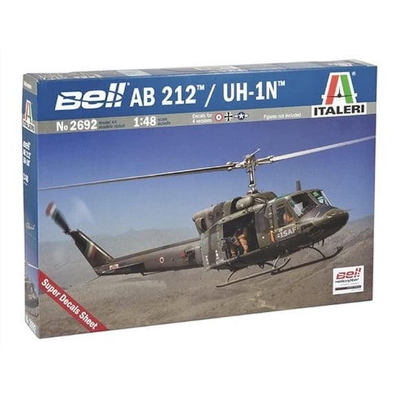Italeri 1:48 Ab 212 Uh-1n Helicopter Model Kit