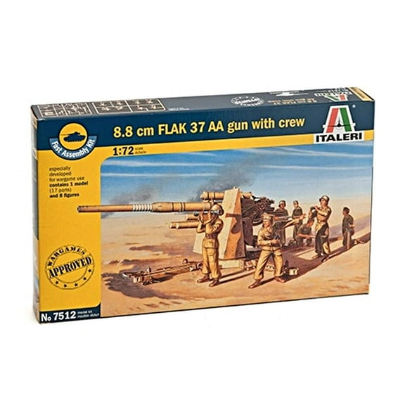 Italeri 1: 727512Aviator Gun 37Aa, 8.8cm