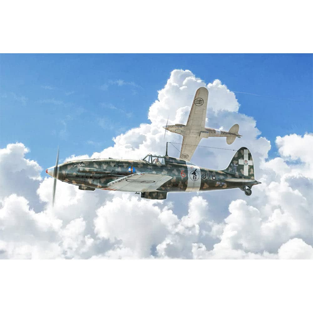 Italeri 1439S ‚Äì 1:72 Mc 202 Folgore, Building, Stand Model Making, Crafts, Hobby, Gluing, Plastic Construction Kit, Detailed, Multicoloured