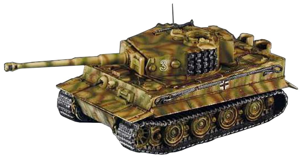 Italeri 25755 1:56 Pz.Kpfw. VI Tiger I AUSF. E Model Building Kit, Stand Model Building, Crafts