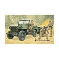 thumbnail image 1 of Italeri 314 Willys MB Jeep with Trailer 1/35 Scale Plastic Model Kit, 1 of 3