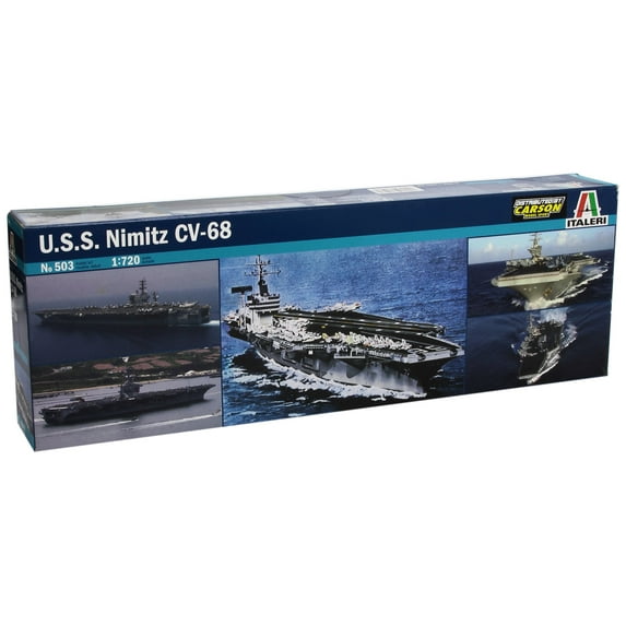 Italeri 510000503 Scale Model 1:720 USS Nimitz CV-68