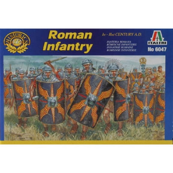 Italeri 6047 Roman Infantry Caesar's Wars - Imperial Age 1/72 Scale Figures