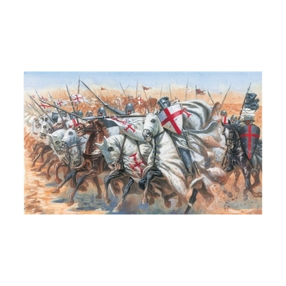 Italeri 6125 Templar Knights 1/72 Scale Plastic Model Figures