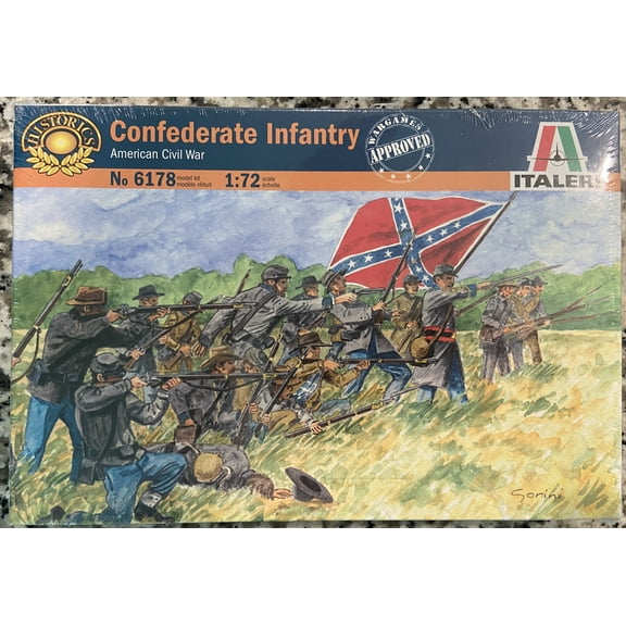 Italeri 6178S 1/72 Confederate Infantry - American Civil War