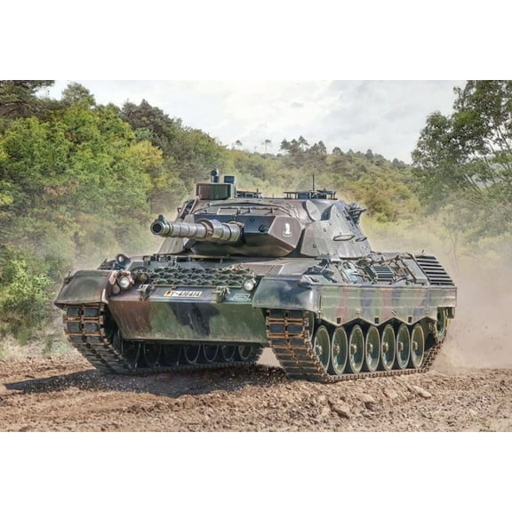 Italeri 6481 Leopard 1A5 1/35 Scale Plastic Model Kit with Decals for 4 Versions