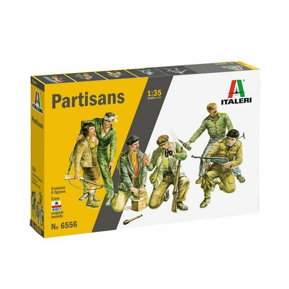 Italeri 6556 Partisans, 1:35 Scale Plastic Model Kit