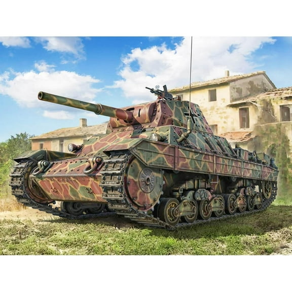 Italeri 6599 Tank P40 Scale 1:35, Model Kit, Plastic Model to Assemble, Model Making, IT6599