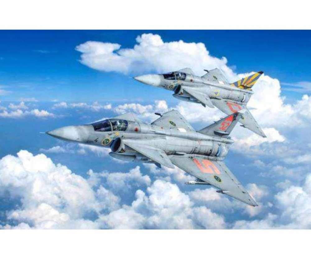 Italeri ITA2785 1:48 Saab JA 37 / AJ 37 Viggen [Model Building KIT]