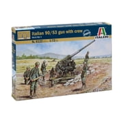 Italeri Italian 90/53 Gun w/Crew New