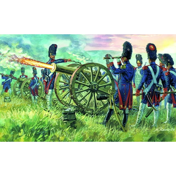 Italeri Models 6135S French Imperial Guard Artillery Kit