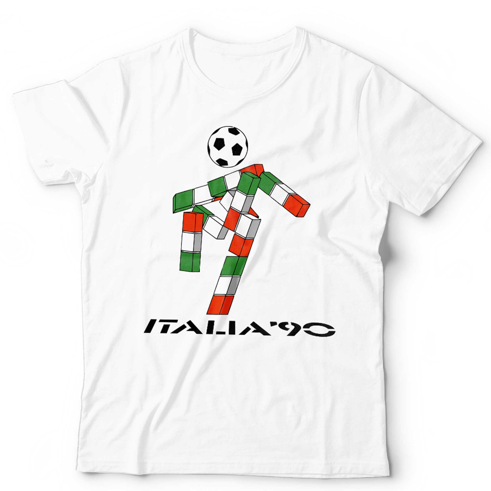 T-shirt Italia Fans Totò Schillaci N°19 - Retrò Coupe Du Monde 90 - NEUF Avec étiquettes