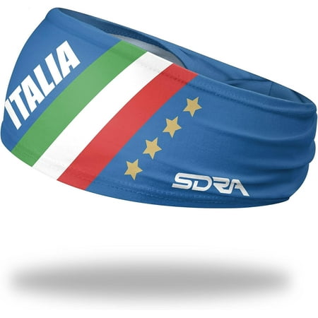 Italia Blue Tapered Headband