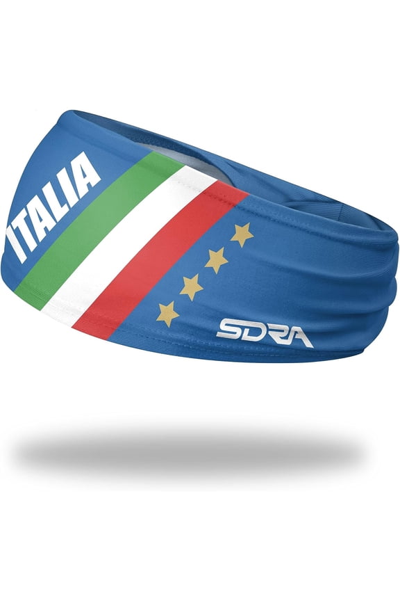 Italia Blue Tapered Headband