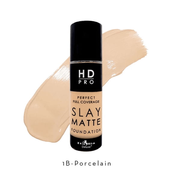 Italia Deluxe HD Pro Slay Matte Liquid Foundation (1B - Porcelain)