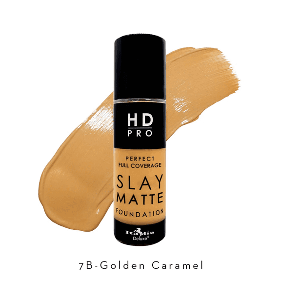 Italia Deluxe HD Pro Slay Matte Liquid Foundation (7B - Golden Caramel)