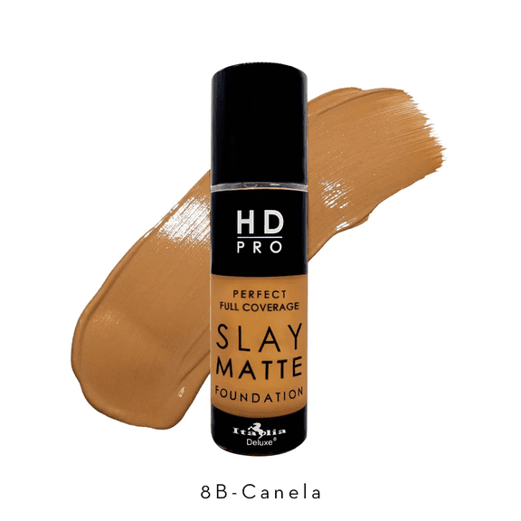 Italia Deluxe HD Pro Slay Matte Liquid Foundation (8B - Canela)