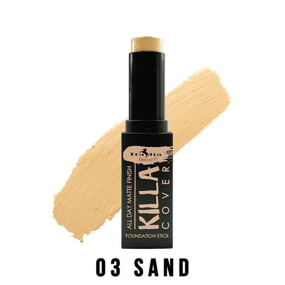 Italia Deluxe Killa Cover All Day Matte Finish Foundation Stick (03 - Sand)