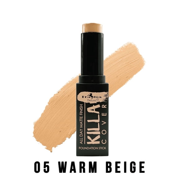 Italia Deluxe Killa Cover All Day Matte Finish Foundation Stick (05 - Warm Beige)