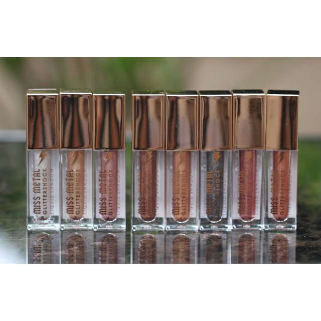 Italia Deluxe Miss Metal GlitterShock Liquid Eyeshadows 8 Pcs * BEAUTY