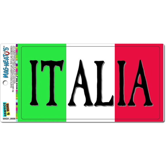 Italia Flag Italy Italian MAG-NEATO'S(TM) Car/Refrigerator Magnet
