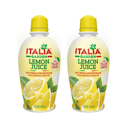 Italian Volcano USDA Organic Lemon Juice 1 Liter Bottle - 2