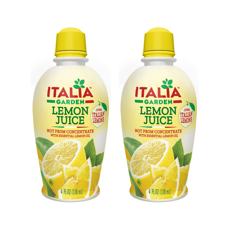 Italia Garden Italian Lemon Juice, 16 fl oz (Pack of 2)