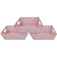 thumbnail image 1 of Italia Gifts & Frames 01204 13 in. All Proposal Storage Gift Basket, Pink - Pack of 3, 1 of 1