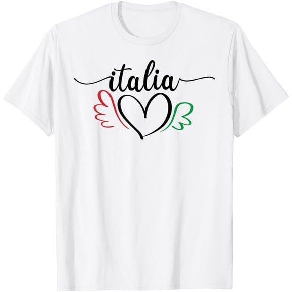 Italia Heart Love Italian Italy T-Shirt