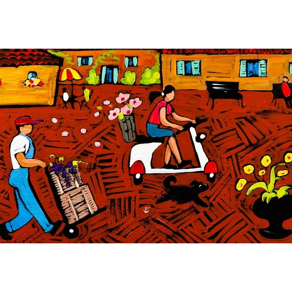 Italia II by Ben Mann Poster Print