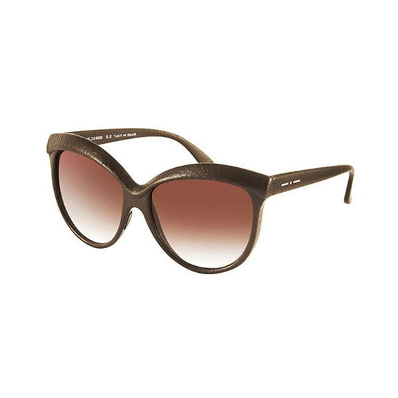 Italia Independent  Plastic Womens Oval Sunglasses Brown 58mm Adult