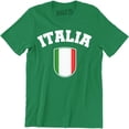 thumbnail image 1 of Italia Italian Flag Emblem - National Pride Country Symbol Men's Shirt, 1 of 4