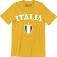 thumbnail image 1 of Italia Italian Flag Emblem - National Pride Country Symbol Men's T-Shirt, 1 of 4
