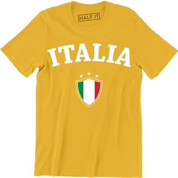 Italia Italian Flag Emblem - National Pride Country Symbol Men's T-Shirt