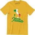 thumbnail image 1 of Italia Italian Flag Emblem - National Pride Country Symbol Men's Tee Shirt, 1 of 4