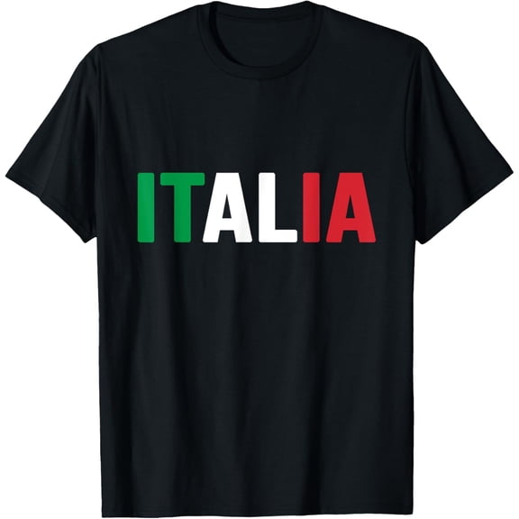 Italia T-shirt Italy Italian Flag Souvenir Gift Love