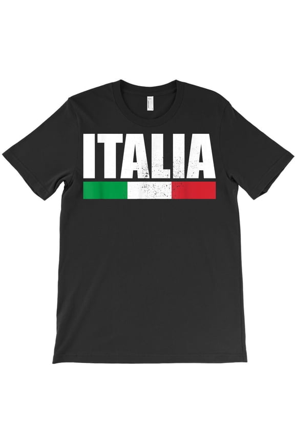 Italia Vintage Italian Flag Italy, National Pride Graphic Design G22070 Unisex T-Shirt, Up to Size 5XL