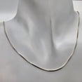 thumbnail image 1 of Italian 16" Sterling Silver Fine Box Chain 1mm, 1 of 8