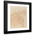 thumbnail image 1 of Italian 17th Century 11x14 Black Modern Framed Museum Art Print Titled - Madonna and Child with Saints John and Joseph (Recto) (17th Century), 1 of 5