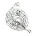 thumbnail image 1 of Italian 1mm Sterling Silver Box Link Chain Necklace, 1 of 2