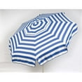 thumbnail image 1 of Italian 6 ft. Umbrella Acrylic Stripes Blue And White - Patio Pole, 1 of 1