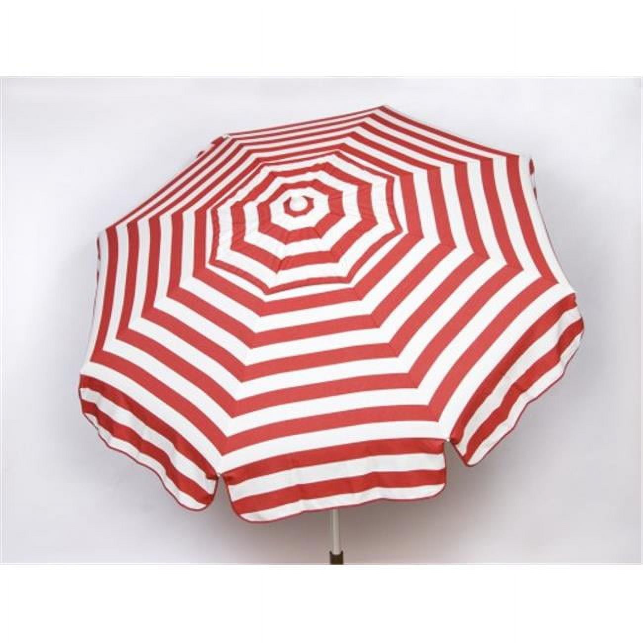 6ft red white striped patio umbrella 6 Ft Italian Acrylic Umbrellas Stir up some midcentury glamor with this classic scalloped umbrella Boho Fringe Patio Umbrella, Pink